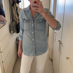 Chambray Button Down Shirt size 2